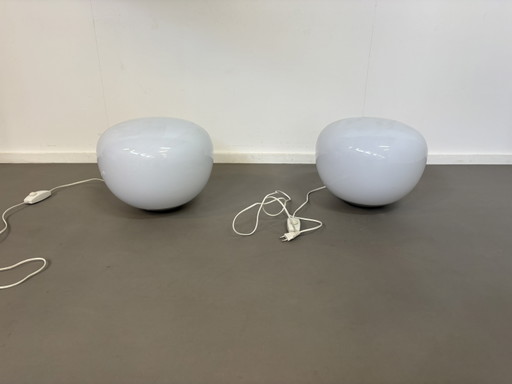 Set aus 2 Jonisk IKEA Stehlampen/Hockern, Design Carl Öjerstam 2002