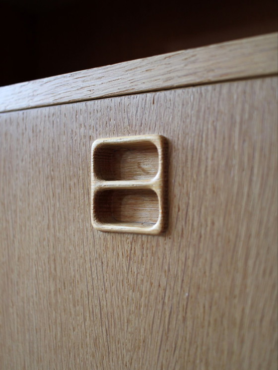 Vintage Danish Bookcase in Oak with Flap Door – Wood (photo 7 of 7)