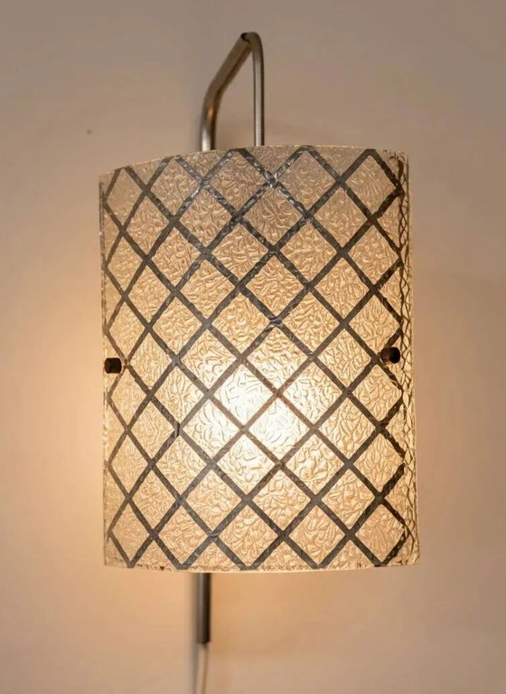 Applique Mid-Century in vetro, anni '60 – Cristallo, Mid Century Modern (photo 3 of 9)