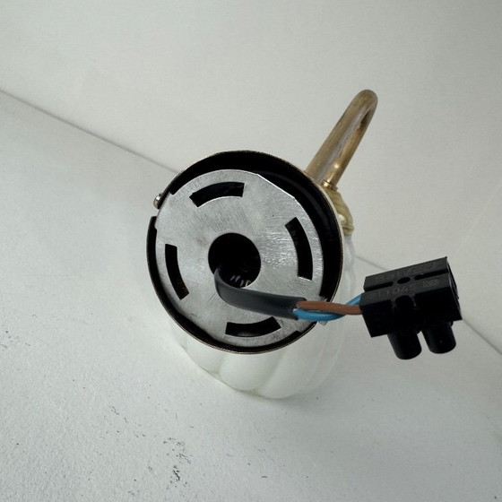 Image 1 of PAIR OF VINTAGE OPALINE WALL SCONCES