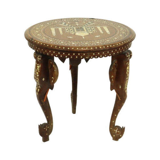 Image 1 of Anglo-Indian Taj Mahal Side Table