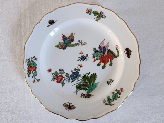 Image 1 of 2 Meissener „Kakiemon“-Teller mit japanischem Motivdekor, um 1900