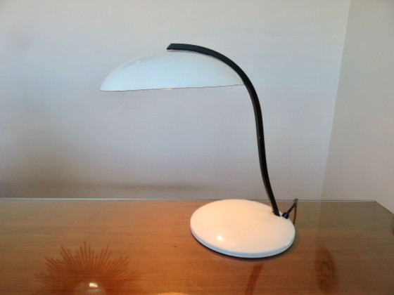 Image 1 of "Snake" lamp by Veneta Lumi, UFO, space age, saucer, made in Italy, 1980