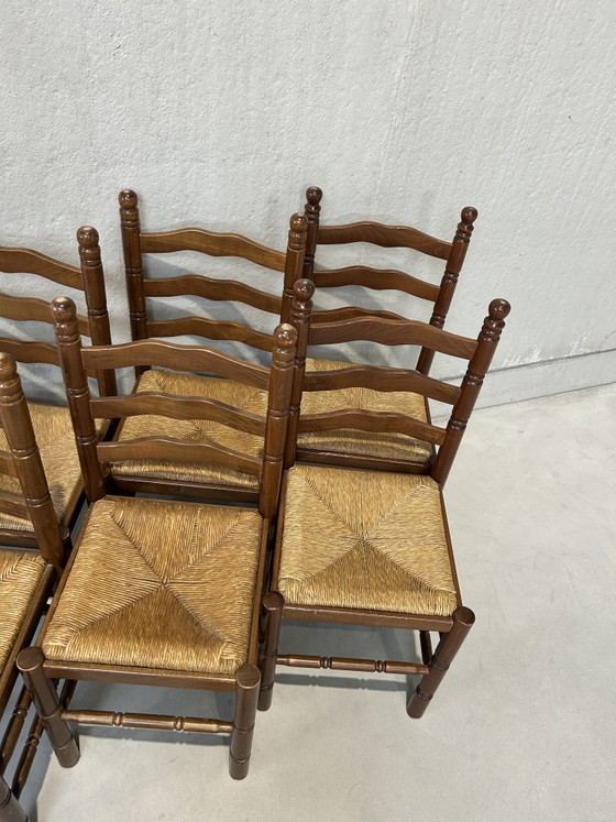 French Provencal – Dining chairs, Rattan, Wood (photo 5 of 7)