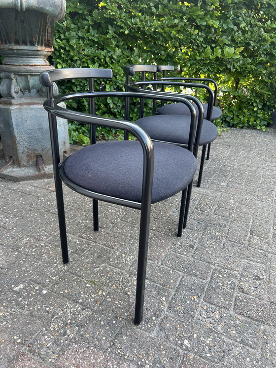 Image 1 of Ensemble de 3 chaises de salle à manger postmodernes, Segis