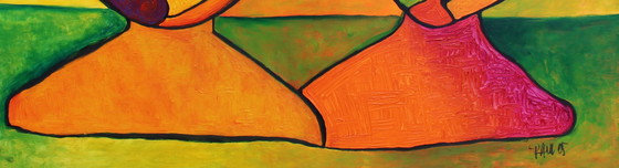 Image 1 of Peinture ancienne "Avant le déluge