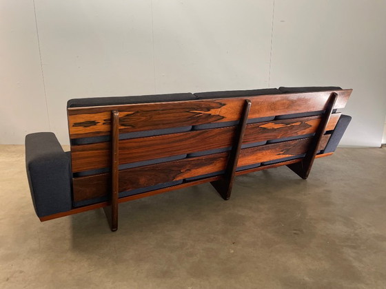 3 SEAT SOFA BY GEORG THAMS FOR AS VEJEN POLSTERMØBELFABRIK, 1960S, 3-5 seaters, Wood, Textile, Grey (photo 5 of 12)