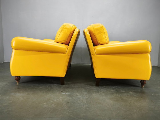 Par de sofás de piel Poltrona Frau George, Italia, 1992 – Sofás de 2 plazas, Leather (photo 8 of 21)