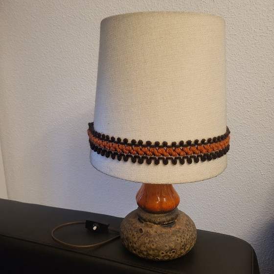 Space Age Fat Lava Table Lamp, Vintage, West Germany 1960s, 70s – Ceramic (photo 4 of 14)