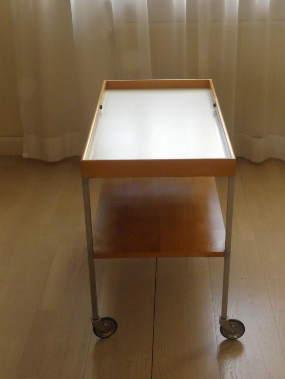 Image 1 of Wilhelm Renz serving trolley Walter Wirz trolley with tray