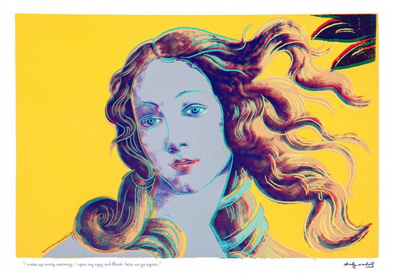 Image 1 of Sandro Botticelli - Nascita di Venere - Interpretazione di Andy Warhol - Poster 50 × 70 cm