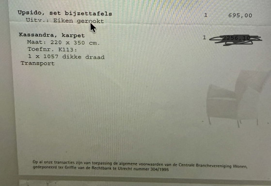 Image 1 of Mesitas auxiliares Upsido de roble ahumado DISEÑO