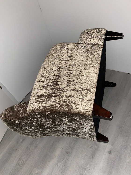 Image 1 of Fauteuil lounge design « Gorgeous » de John Hutton pour Donghia (x2)
