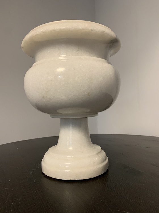 Image 1 of White Marble Vase