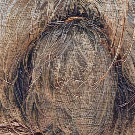 Image 1 of Shih-Tzu -2021- Elena Vittori- Heritage Fresco Style- Hahnemühle on Dibond -75 x 100 cm