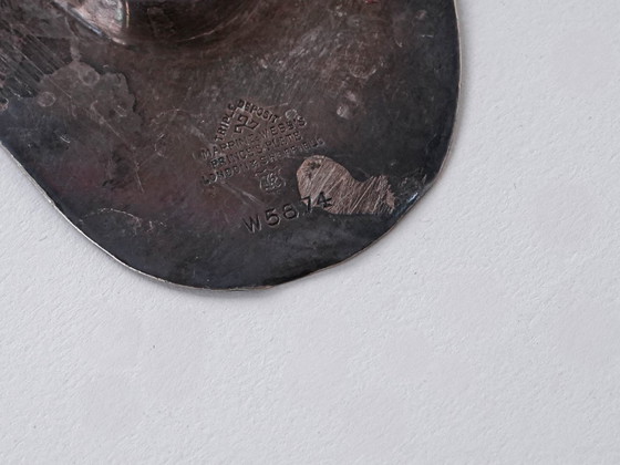 Image 1 of Metal platter, Italian design, 1960s, made in Italy