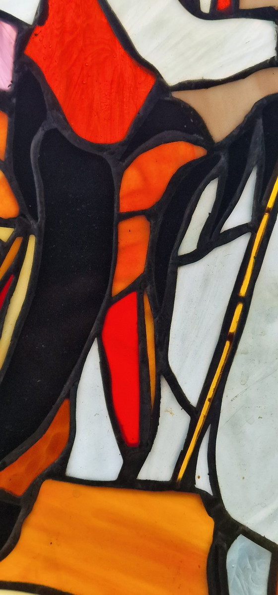 Image 1 of CB. Vitrail Cowboy à cheval