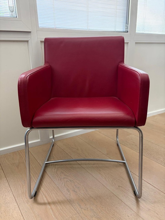 Image 1 of 4x Leolux dining chairs