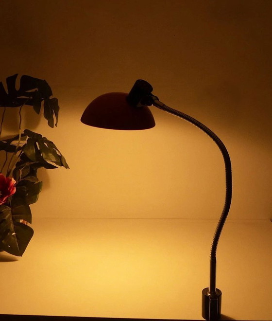 Image 1 of Space Age table lamp, vintage clamp lamp, 1960s/70s, Orange Luminaires NF, France