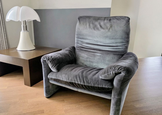 Bankstel Met 3-Zit, 2-Zit En Loungezit Maralunga Van Cassina – Velvet, Textile (photo 4 of 7)