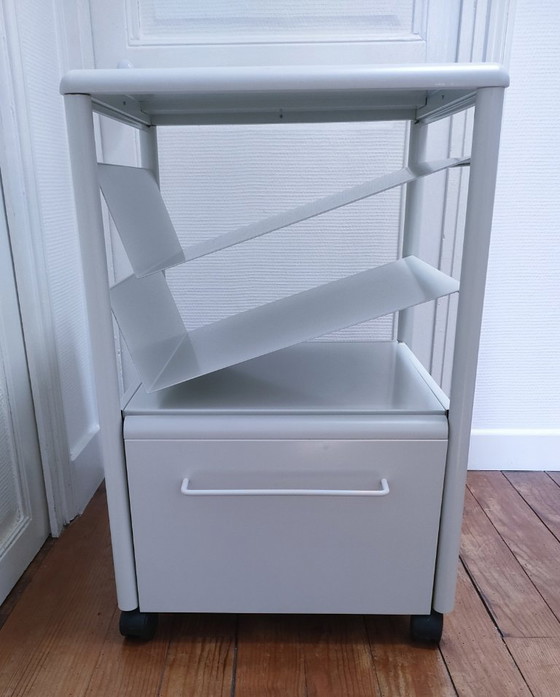 Image 1 of lacquered metal side table by agfa