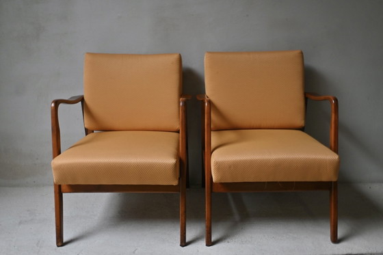 Image 1 of Set van twee vintage Scandinavische fauteuils