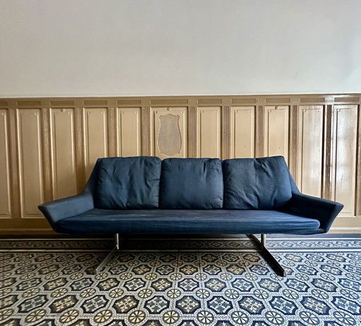 Wilhelm Knoll 3-zitsbank door Bert Lieber 60's Vintage ontwerp