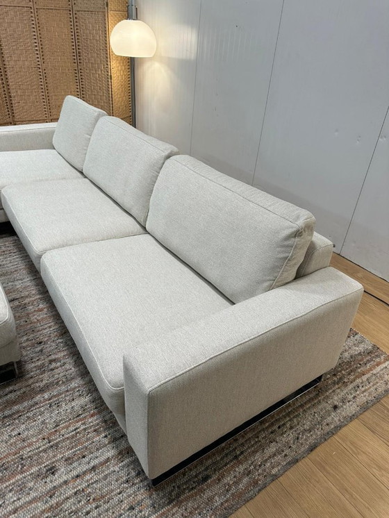 Image 1 of Rolf Benz Ego Corner Sofa + Stool