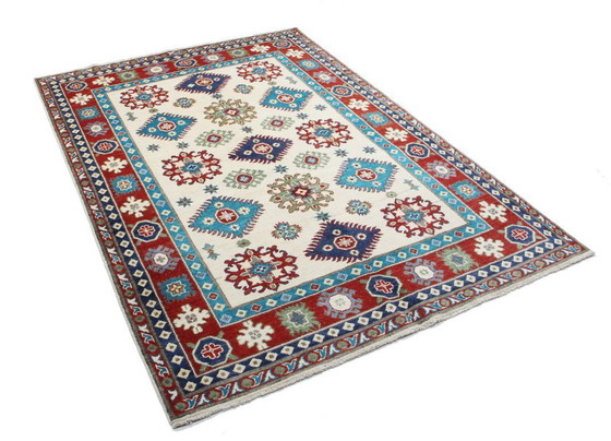 Image 1 of Origineel handgeknoopt Ziegler Kazak tapijt, 210 x 143 cm. Nieuw en in uitstekende staat.