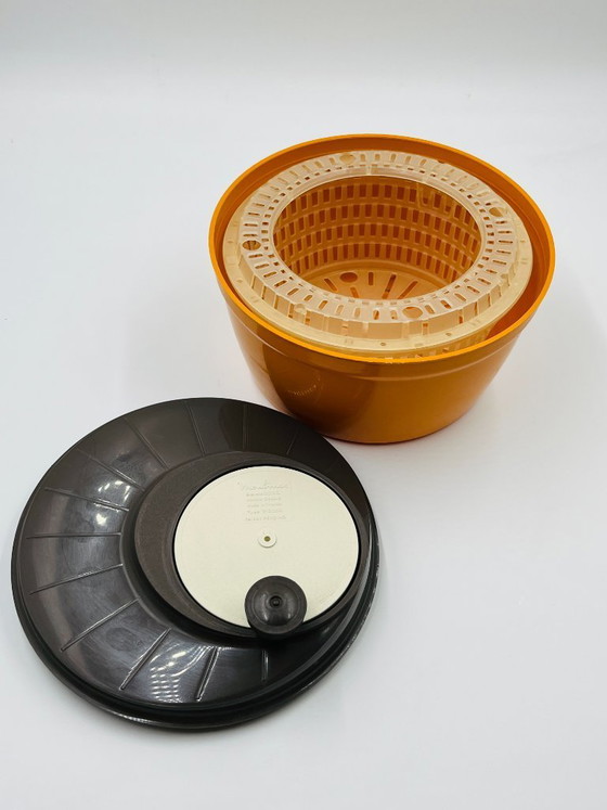 Image 1 of Vintage Moulinex orange salad spinner