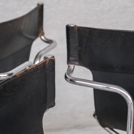 Image 1 of Mid-Century Set of 4 'Topos' Dining Chairs by Gruppo Dam for Busnelli