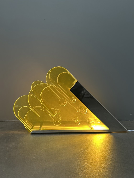 Image 1 of Lampada da tavolo “Pitagora” di Sergio Giobbi per Metalmobili - anni '70