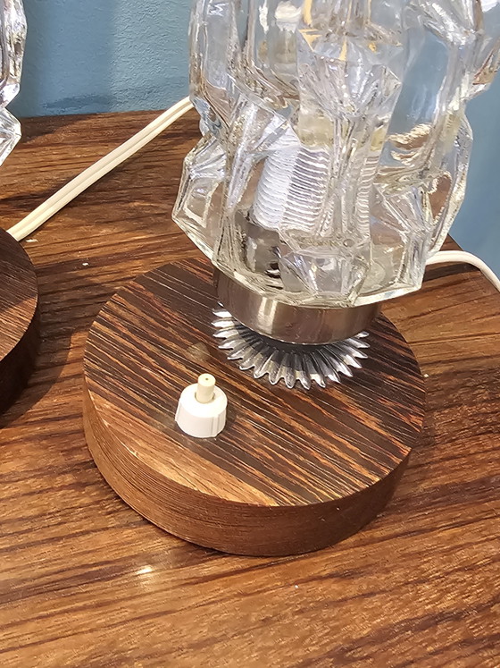 Image 1 of Lot de 2 lampes de chevet vintage années 60/70