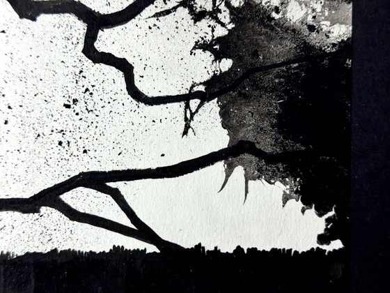 Image 1 of Eugène Eechaut (1928-2019) - Ink trees, diptych 1975, framed 