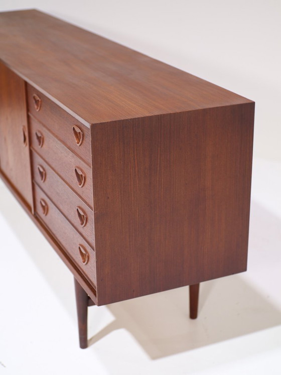 Image 1 of Danish vintage teak lowboard sideboard
