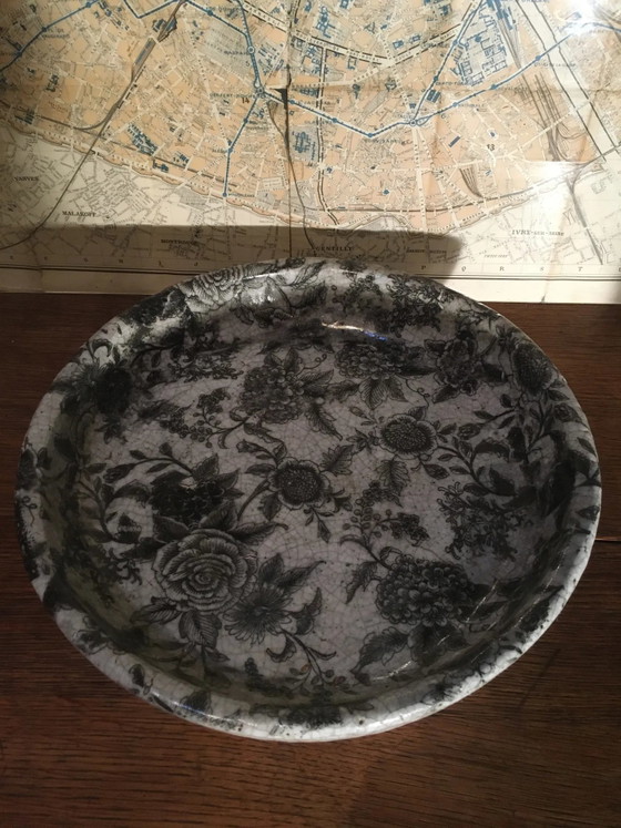 Piatto in ceramica smaltata ∅ 34 – Stoviglie, Porcellana, Vintage (photo 5 of 9)