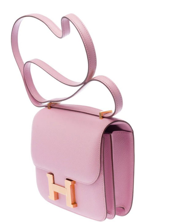 Image 1 of Borsa HERMES Constance in cuoio viola - 103409