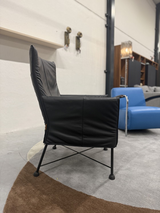 Image 1 of Montis Charly Sessel, schwarzes Leder