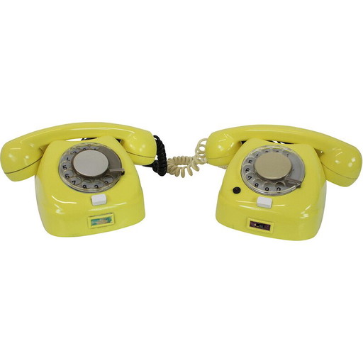 Mid-eeuwse functionele Tesla-telefoon, Tsjecho-Slowakije 1974