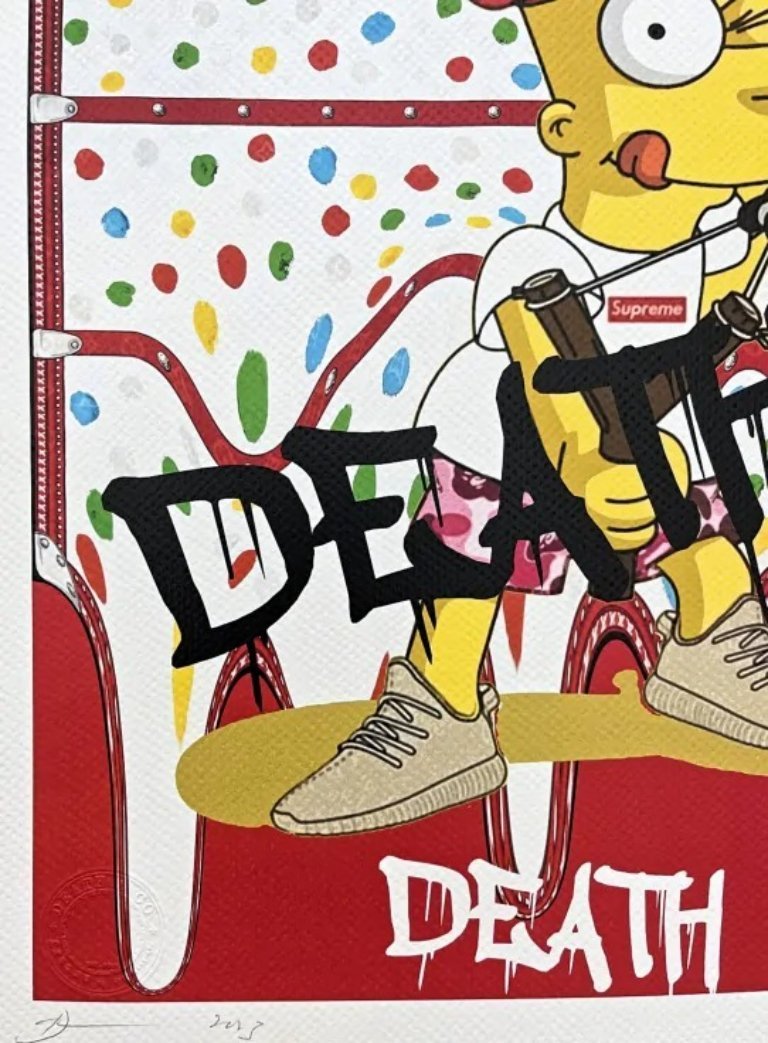 Death Nyc - Bart Simpson and Supreme - Limited Edition With