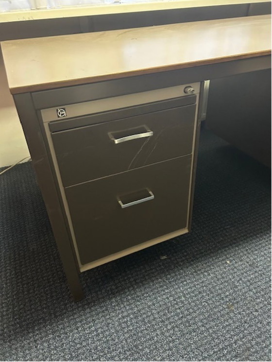 Image 1 of Escritorio de metal Gispen - Retro años 70