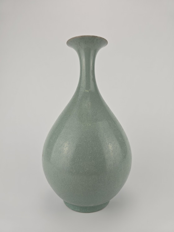Image 1 of Vase Ru yuhuchunping, porcelaine chinoise