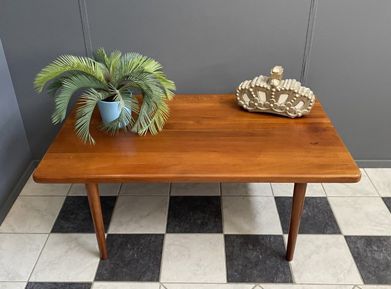 Image 1 of Table basse rectangulaire en teck de Glostrup, Danemark