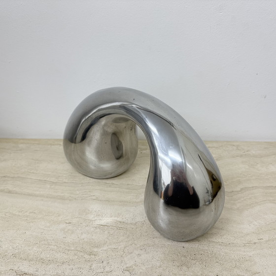 Image 1 of Biomorphic Sculpture Object in Aluminum by Eva & Peter Moritz for IKEA, 1980
