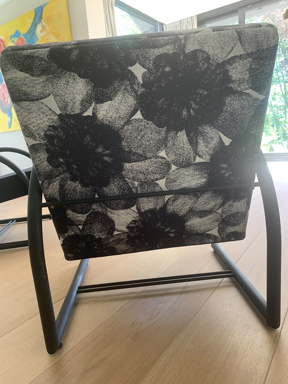 Image 1 of 2x Hennie de Jong Cirkel fauteuils in Leolux stof, evt ook in combi 