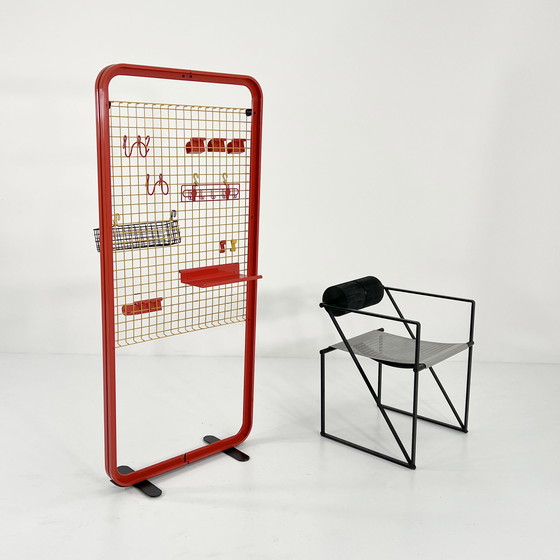 Image 1 of Rode Binetta Staande Organiser Door Boccato, Gigante & Zambusi Voor Seccose, 1980S