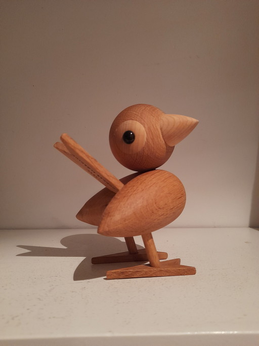 Gunnar Flørning bird, wooden, Danish design, new