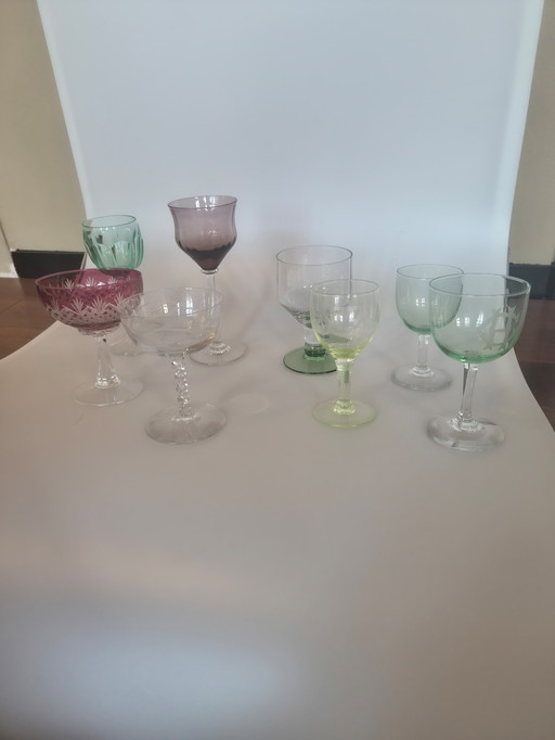 Verres à uranium 8x