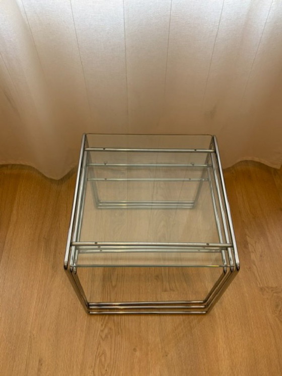 Marcel T – Cassina, Side tables, Glass (photo 3 of 5)