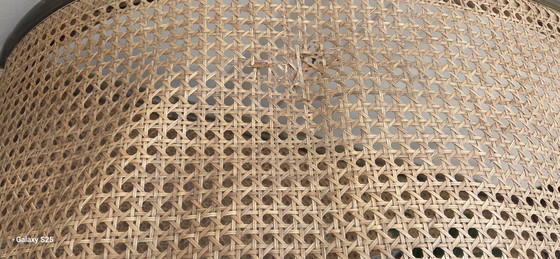 Image 1 of Vintage 1960s rattan shelf